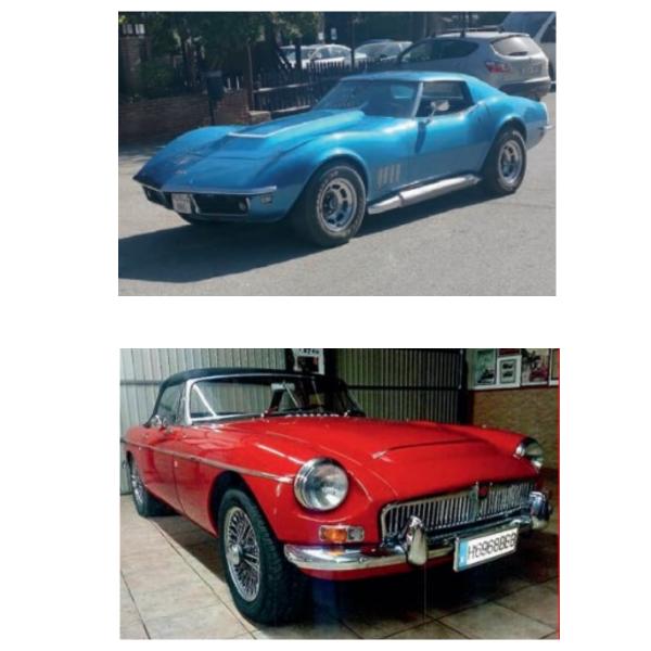 33 Corvette deC 3 de 1968 y 34 Mg Mgc de 1969