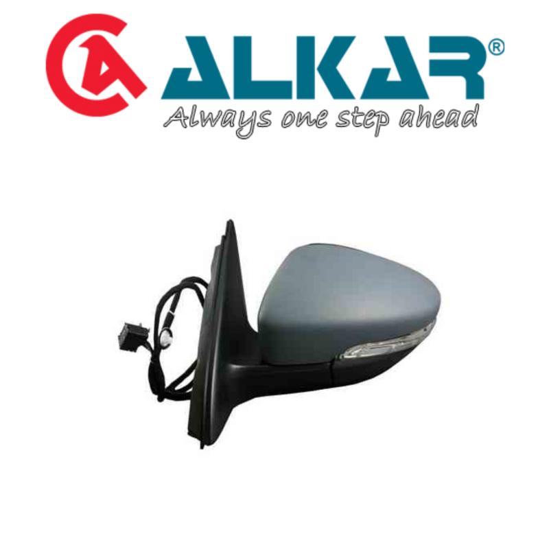 6165436 ALKAR Espejo retrovisor derecha, Ajuste por cable, convexo