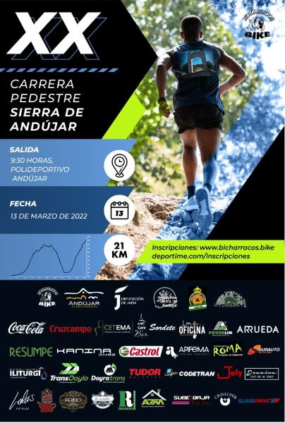 cartel carrera pedestre