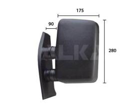 Alkar 6101982 - RETROVISOR IZQ. ,COMP. ,MANUAL, CONVEXO,