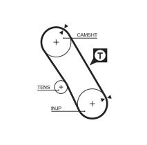 Gates 5061XS - CORREA DISTRIBUCION 5061XS 63076X3/ GATES
