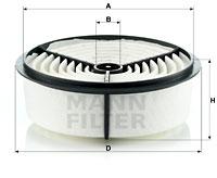 Mann Filter C2262 - FILTRO AIRE