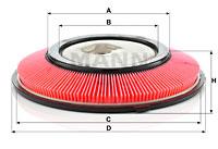Mann Filter C2821 - FILTRO AIRE CAR