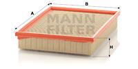 Mann Filter C291221 - FILTRO AIRE CAR