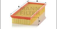 Mann Filter C37148 - FILTRO AIRE CAR