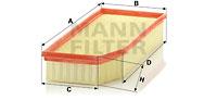 Mann Filter C38145 - FILTRO AIRE CAR