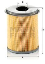 Mann Filter P735X - FILTRO COMBUSTIBLE CAR