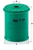 Mann Filter P738X - Filtro De Combustible Calidad Original