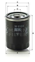 Mann Filter W6104 - FILTRO ACEITE CAR+INDUSTRY