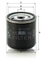 Mann Filter W71221 - FILTRO ACEITE