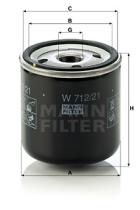 Mann Filter W71221 - FILTRO ACEITE CAR+INDUSTRY