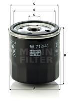 Mann Filter W71241 - FILTRO ACEITE