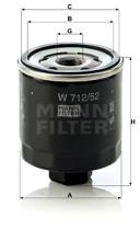 Mann Filter W71252 - FILTRO ACEITE CAR