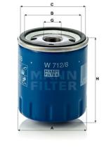 Mann Filter W7128 - FILTRO ACEITE                [SUST]