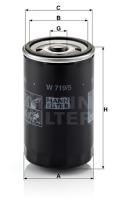 Mann Filter W7195 - FILTRO ACEITE CAR+INDUSTRY
