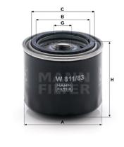 Mann Filter W81183 - FILTRO ACEITE