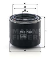 Mann Filter W81580 - Filtro De Aceite Calidad Original