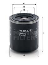 Mann Filter W81581 - FILTRO ACEITE CAR