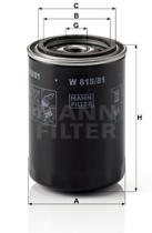 Mann Filter W81881 - FILTRO ACEITE CAR+INDUSTRY