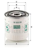 Mann Filter W92038 - FILTRO ACEITE