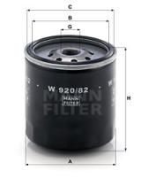 Mann Filter W92082 - FILTRO ACEITE