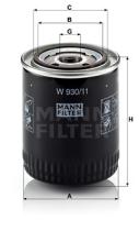 Mann Filter W93011 - FILTRO ACEITE CAR+TRUCK
