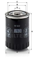 Mann Filter W932 - FILTRO ACEITE CAR