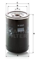 Mann Filter W9365 - FILTRO ACEITE