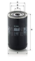 Mann Filter W950 - FILTRO ACEITE TRUCK+INDUSTRY