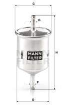 Mann Filter WK66 - FILTRO COMBUSTIBLE