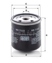 Mann Filter WK7122 - FILTRO COMBUSTIBLE