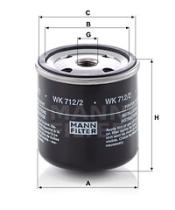 Mann Filter WK7122 - FILTRO COMBUSTIBLE ALL SEGMENTS