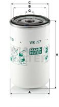 Mann Filter WK727 - FILTRO COMBUSTIBLE TRUCK+INDUSTRY