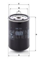 Mann Filter WK731 - FILTRO COMBUSTIBLE