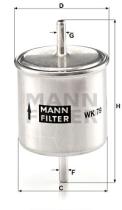 Mann Filter WK79 - FILTRO COMBUSTIBLE CAR