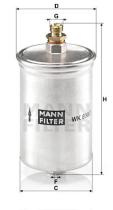 Mann Filter WK8303 - FILTRO COMBUSTIBLE