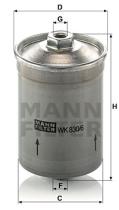 Mann Filter WK8306 - FILTRO COMBUSTIBLE