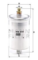 Mann Filter WK845 - FILTRO COMBUSTIBLE CAR