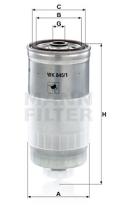 Mann Filter WK8451 - FILTRO COMBUSTIBLE CAR