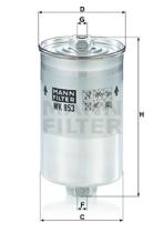 Mann Filter WK853 - FILTRO COMBUSTIBLE CAR