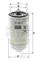 Mann Filter WK8546 - FILTRO COMBUSTIBLE CAR