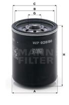 Mann Filter WP92080 - FILTRO ACEITE ALL SEGMENTS