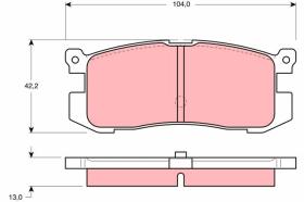 Trw GDB1025 - PRODUCTO