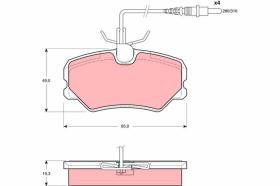 Trw GDB1039 - PRODUCTO