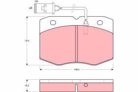 Trw GDB1111 - PRODUCTO