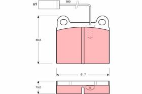 Trw GDB1252 - PRODUCTO