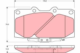 Trw GDB3131 - PRODUCTO