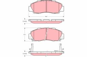 Trw GDB3196 - PASTILLAS FRENO