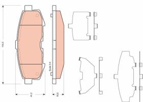 Trw GDB3406 - PRODUCTO
