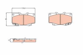 Trw GDB3428 - PRODUCTO